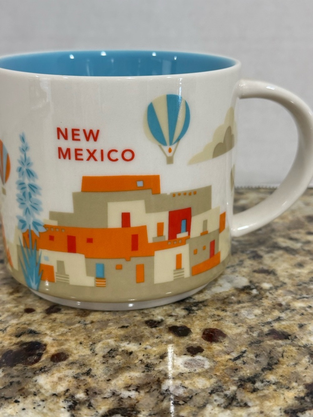 Starbucks New Mexico Mug - White, Orange, Blue